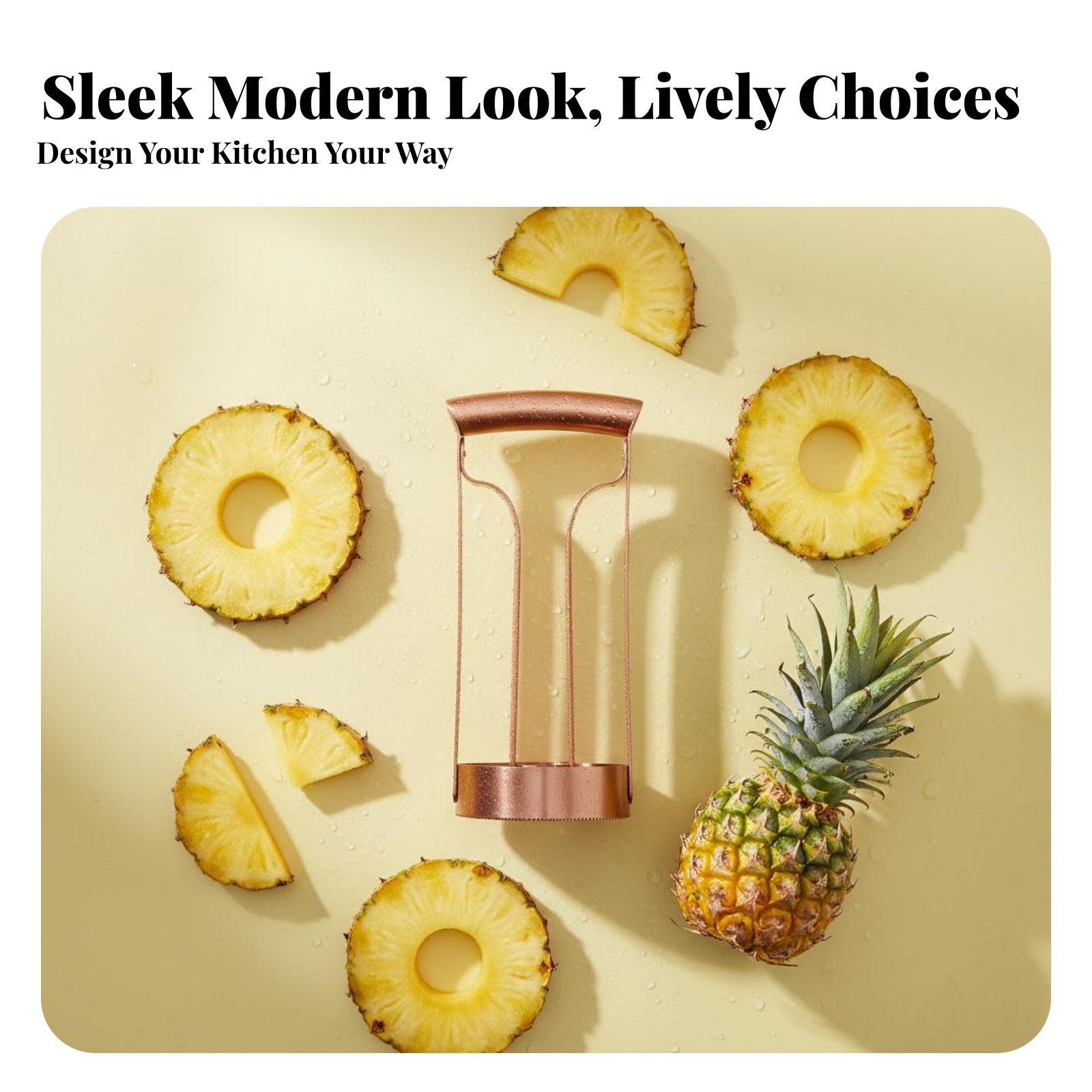 Kitchen Gadgets Kitchen - Stainless Steel Pineapple Cutter Cores and