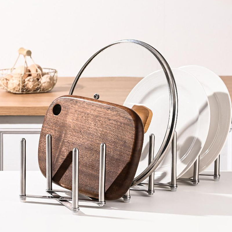 Pot Lid Rack Pan Lid Organizer - огляд і ціна Kitchen Gadgets Rack Storage