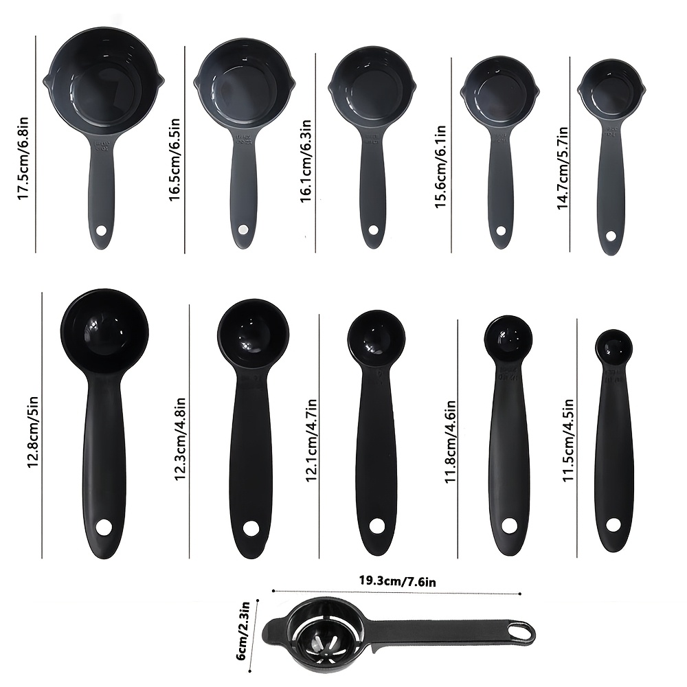 11pcs Plastic Measuring Cups&E - огляд і ціна Kitchen Gadgets Gifts