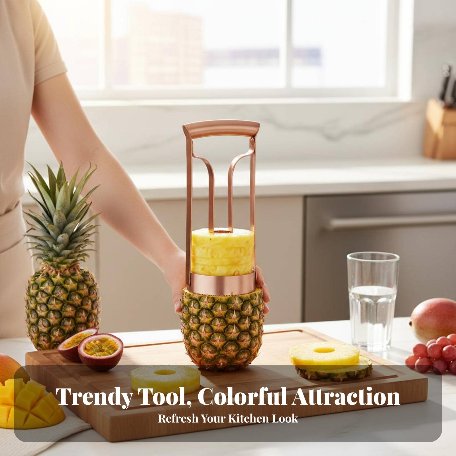 Stainless Steel Pineapple Cutt - огляд і ціна Kitchen Gadgets Kitchen