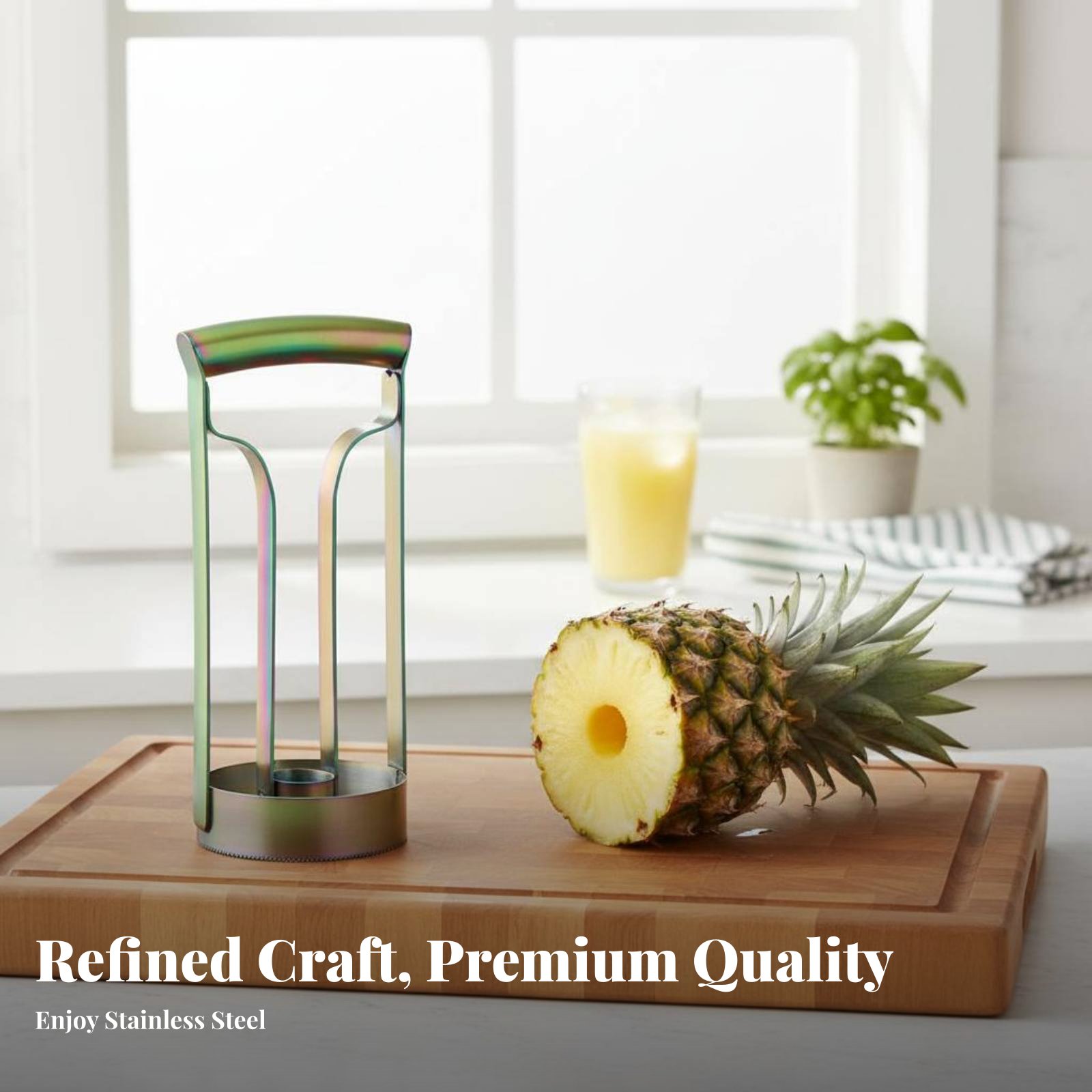 Stainless Steel Pineapple Cutt - огляд і ціна Kitchen Gadgets Kitchen
