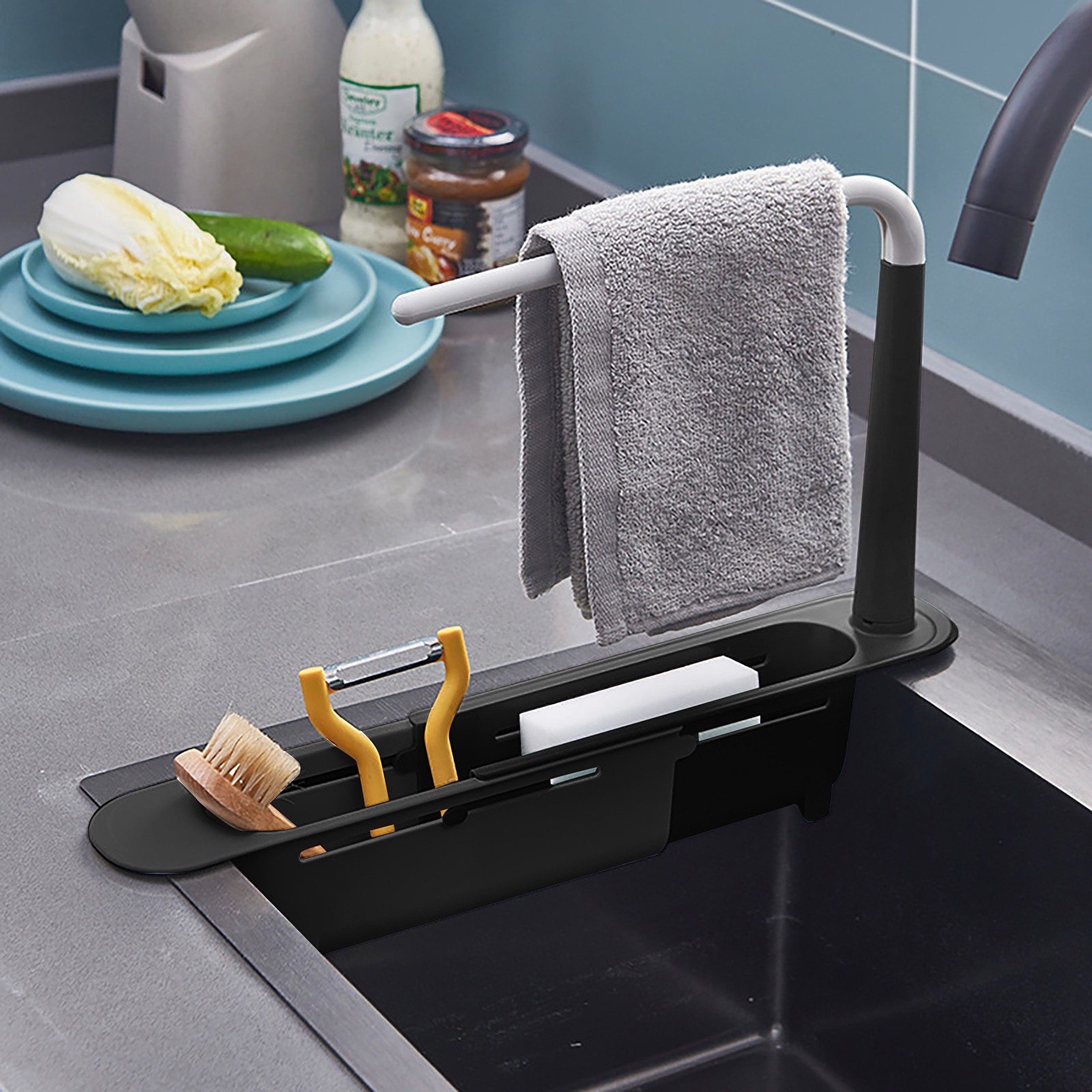 elescopic Sink Shelf Drainer R - огляд і ціна Kitchen Gadgets Rack Storage