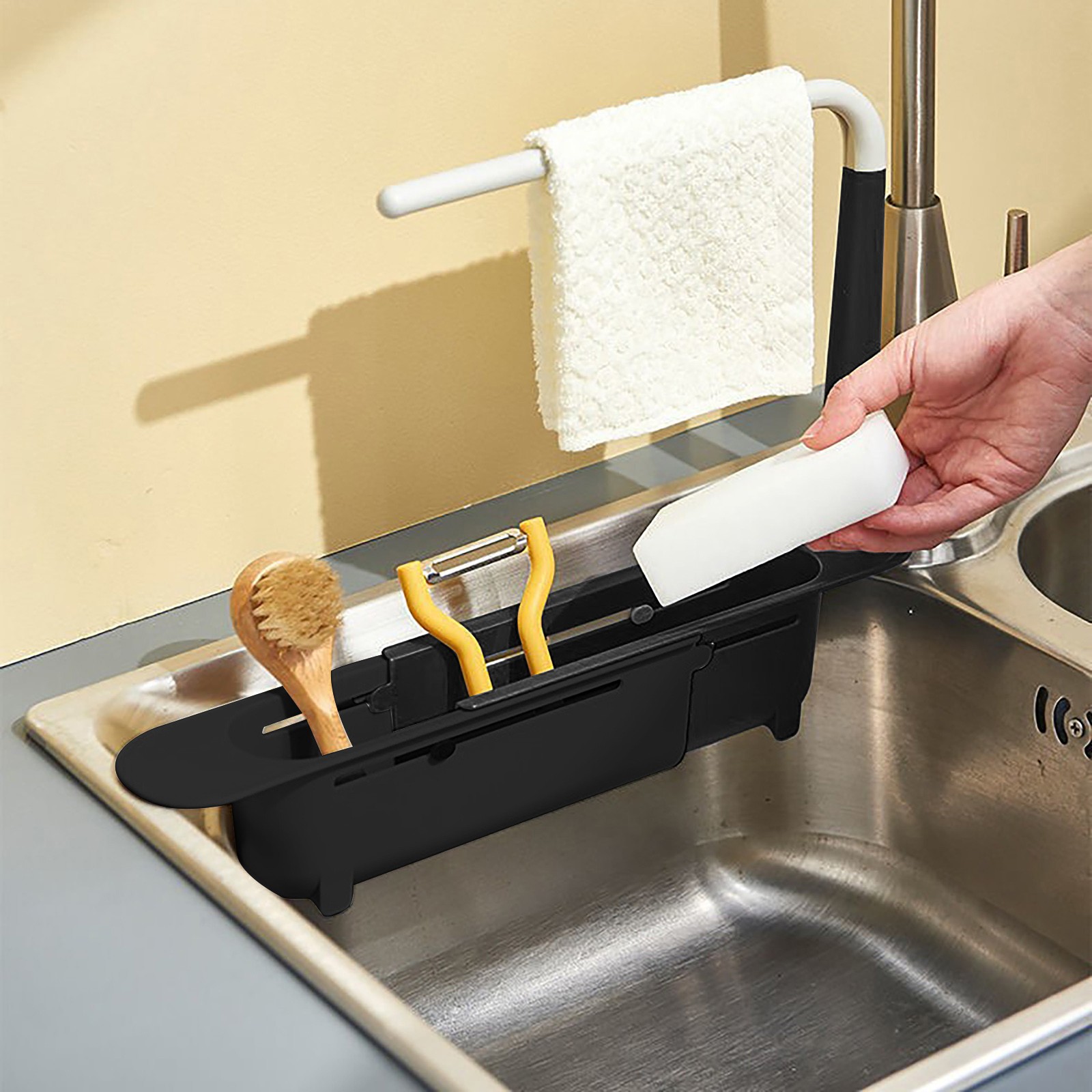 elescopic Sink Shelf Drainer R - огляд і ціна Kitchen Gadgets Rack Storage
