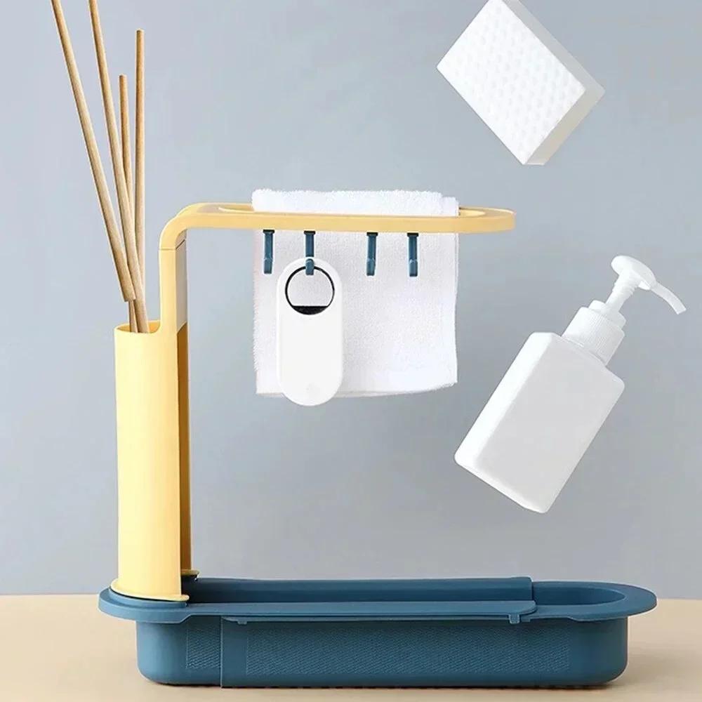 Telescopic Sink Storage Rack M - огляд і ціна Kitchen Gadgets Rack Storage