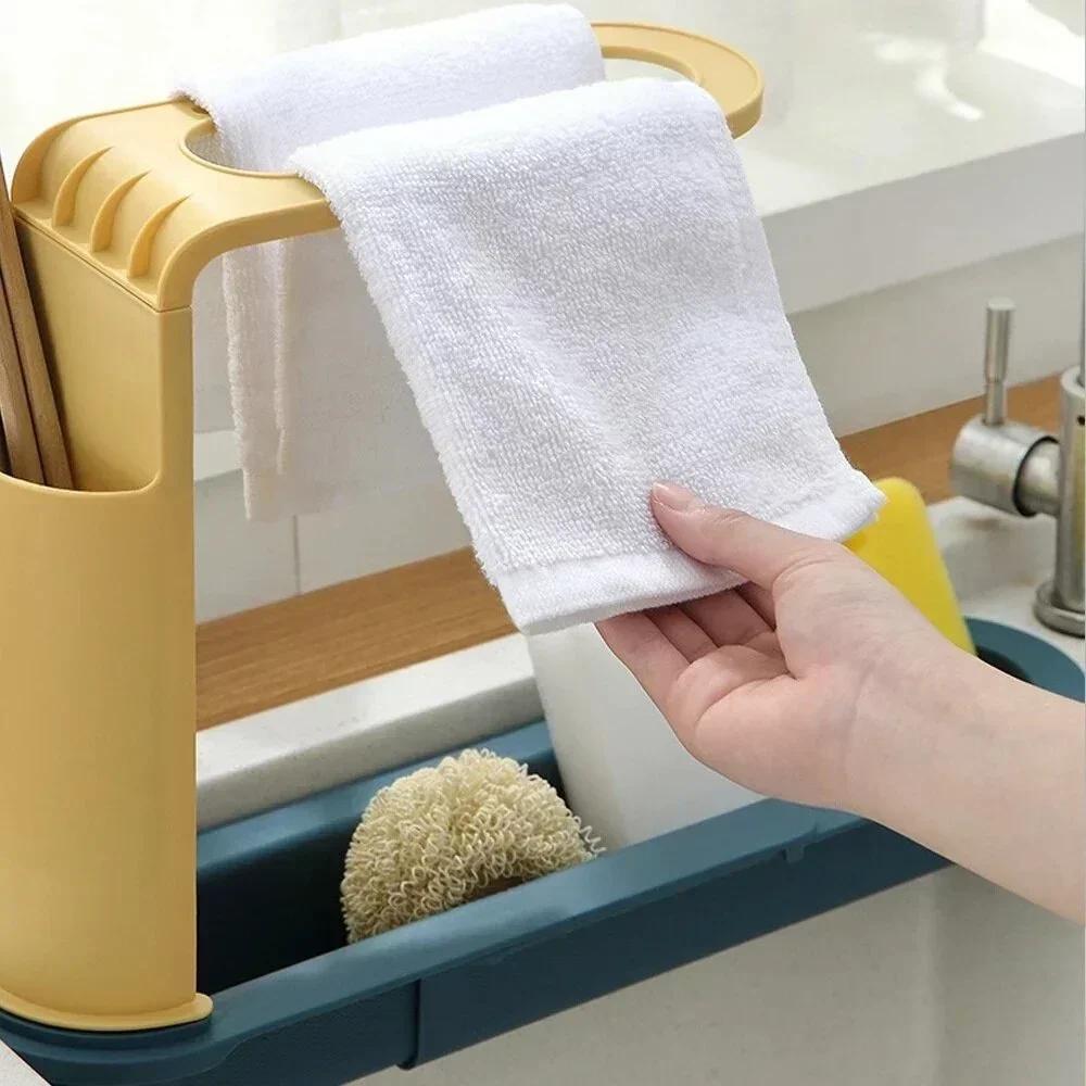 Telescopic Sink Storage Rack M - огляд і ціна Kitchen Gadgets Rack Storage