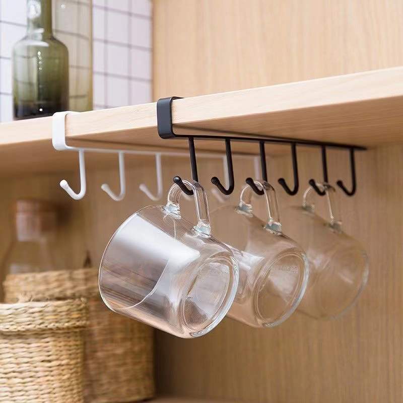 No Drill Under Cabinet Mug Hoo - огляд і ціна Kitchen Gadgets Rack Storage
