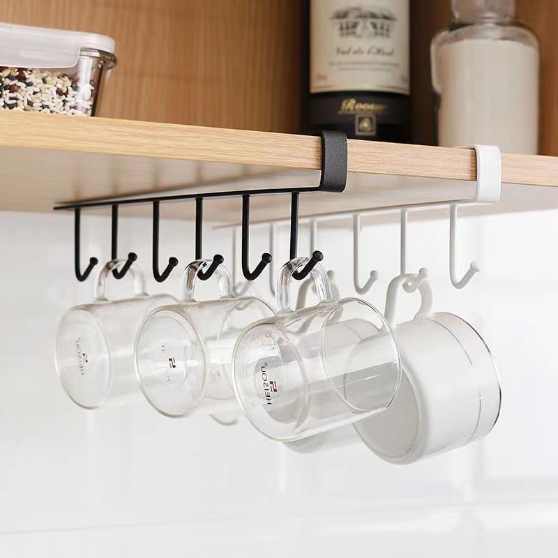 No Drill Under Cabinet Mug Hoo - огляд і ціна Kitchen Gadgets Rack Storage