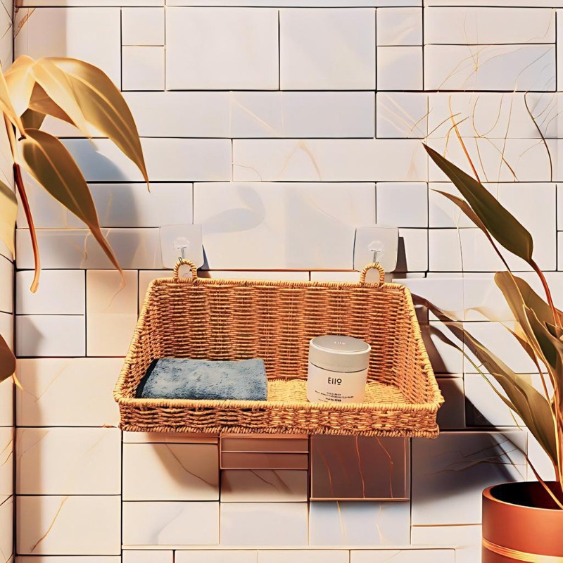 Woven Rattan Hanging Storage B - огляд і ціна Kitchen Gadgets Rack Storage