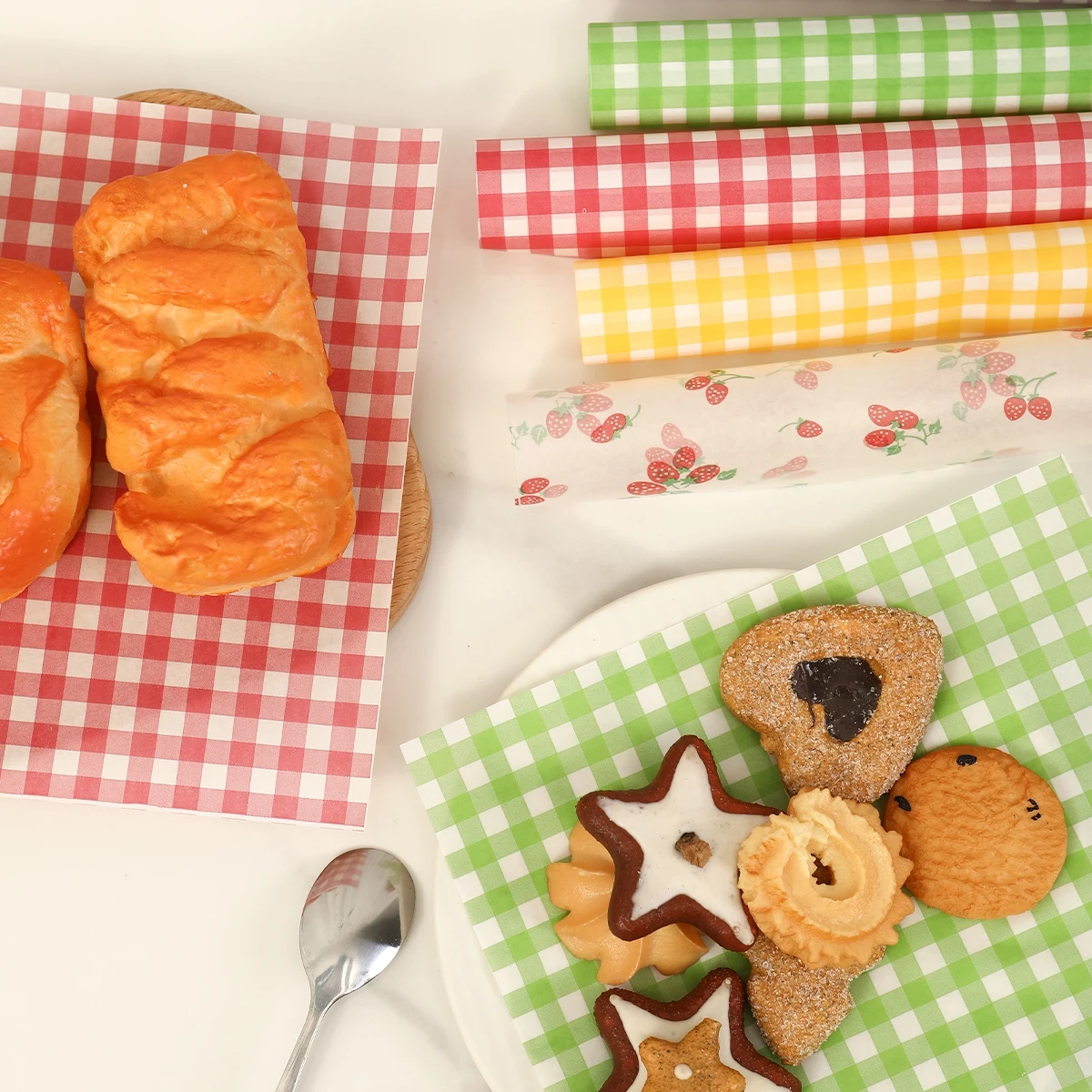 50Pcs Oilproof Wrapping Paper  - огляд і ціна Kitchen Gadgets Gifts