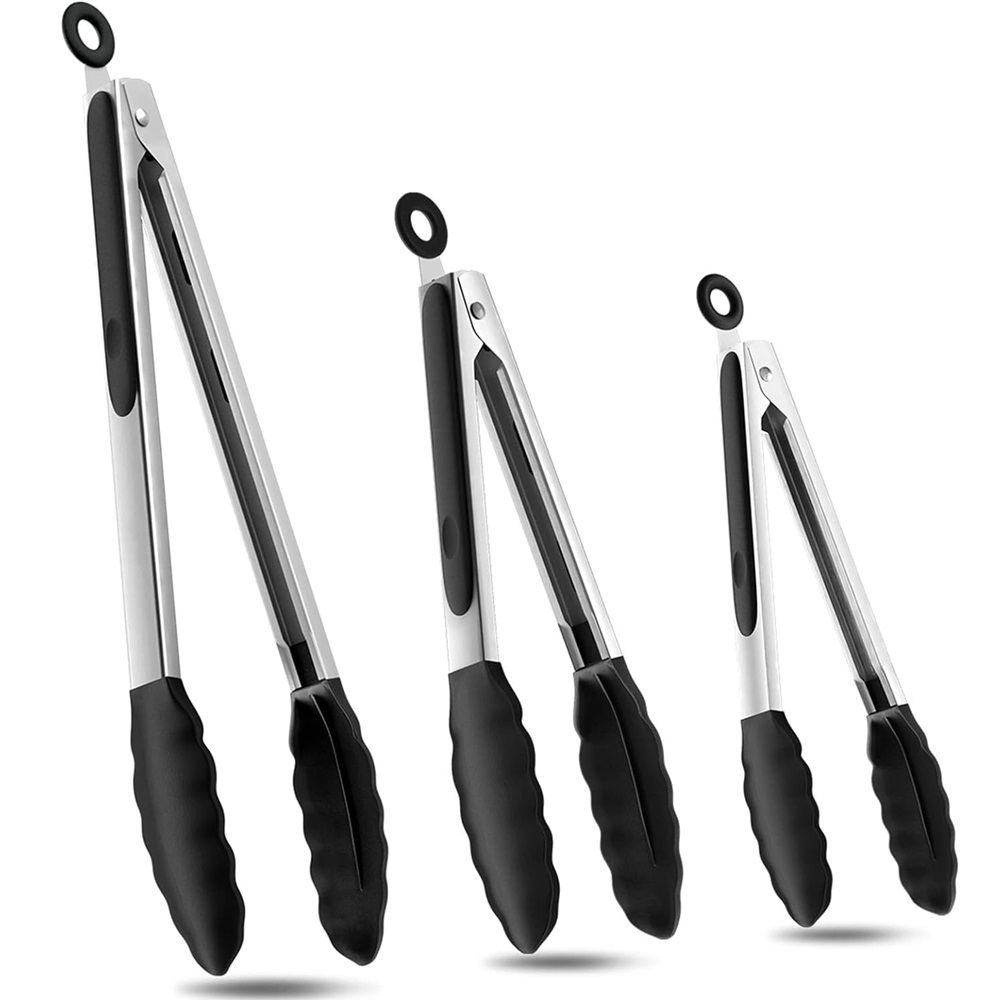Silicone BBQ Grilling Tongs Ki - огляд і ціна Kitchen Gadgets Gifts