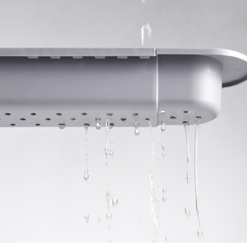 Telescopic Shelf Drain Water R - огляд і ціна Kitchen Gadgets Rack Storage