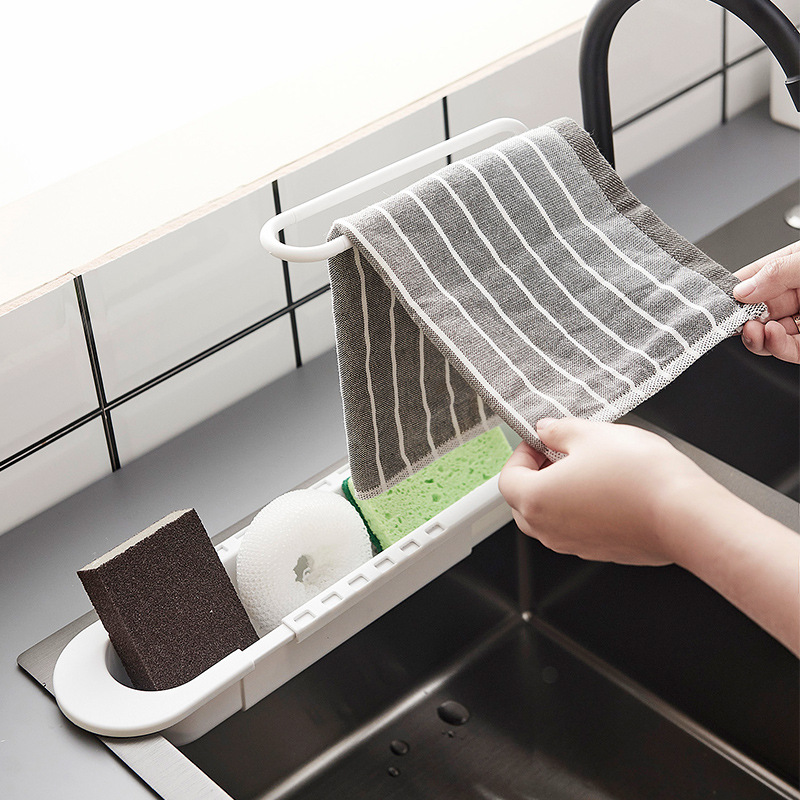 Telescopic Shelf Drain Water R - огляд і ціна Kitchen Gadgets Rack Storage